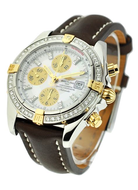 breitling chronomat evolution rubber strap|breitling chronomat evolution diamond bezel.